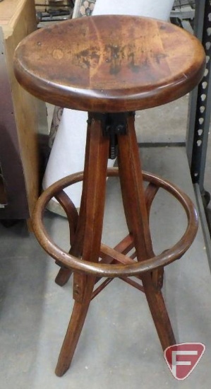 Vintage adjustable stool