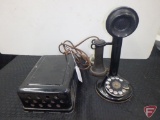 Western electric candle stick telephone