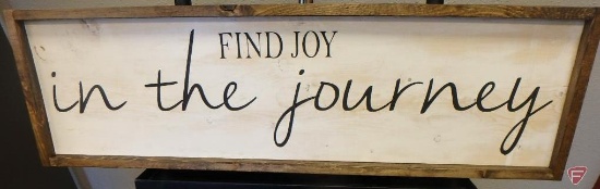 Handmade Wooden Sign - Find Joy in the Journey