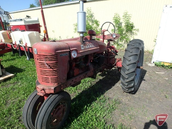 McCormick Farmall Super H gas tractor, sn 13908, not running, engine is stuck