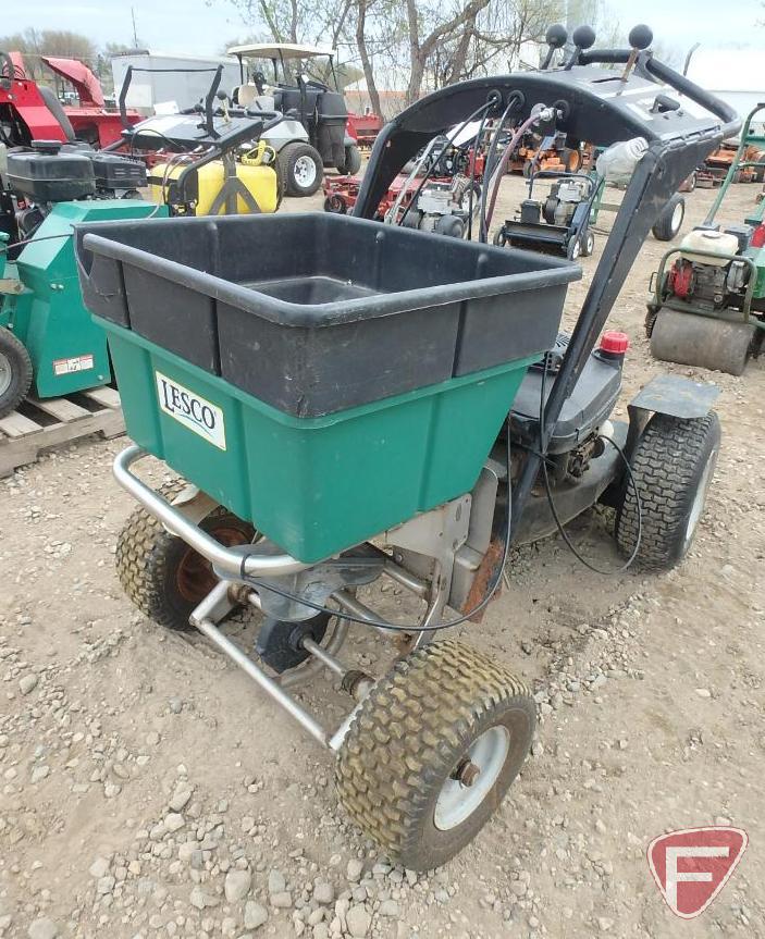 Lesco 6HP HPS standon broadcast spreader, Proxibid