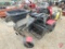 Z-Aerate zero-turn stand-on aerator with hydraulic tine head lift, 422 hours