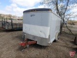 1998 Avenger Tandem Axle Enclosed Trailer, Expanded Metal Ramp, (4) D-Ring Tie Downs, 147
