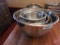 (8) Stainless mixing bowls, 1.5 to 13 qt