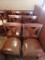 (6) Waymar wood/vinyl upholstered dining room chairs
