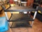 Poly/metal 3-tier kitchen cart, 32