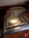 Metal serving trays: