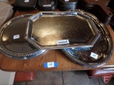 Metal serving trays: