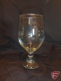 (335) Glass water goblets