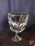 (7) Glass goblets