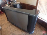 Cambro Bar730 poly portable catering bar on casters, ice bin, liquor tray, adjustable shelves