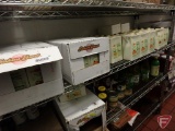 Large assortment of boxes juices