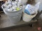(2) buckets of golf balls