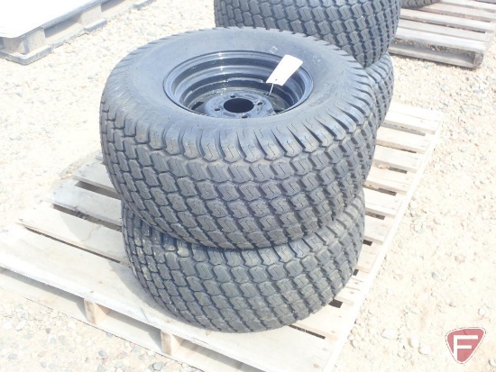 (2) Premium 26X12.00-12 turf tires on 4-bolt rims