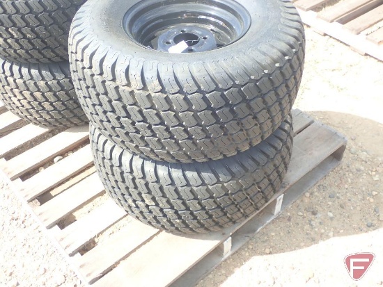 (2) Premium 26X12.00-12 turf tires on 4-bolt rims
