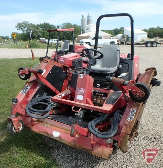 Toro Groundsmaster 4100D 4WD diesel 10' front mount wide area rotary mower, ROPS, 3,019 hrs.