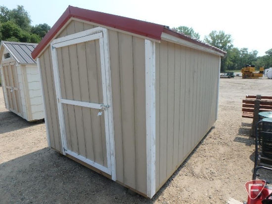 8x12 Garden shed with steel roof