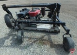 Kunz pull-type finish mower with offset hitch, 23hp Briggs & Stratton Vanguard engine