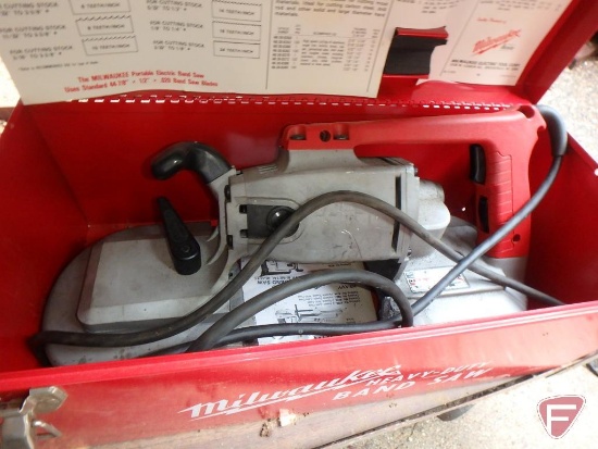 Milwaukee heavy duty bandsaw, model 6225 with case