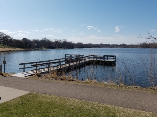 5-Section Fishing Pier Located in Robbinsdale, MN