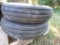 (2) Co-Op 6.50-16 implement tires on Oliver tractor rims with 4-1/2