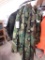 Camouflage army jackets: (2) size M regular and (1) L long