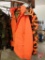 (2) insulated orange hunting jackets, size XL