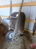 Metal wheelbarrow