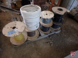 (4) spools of electrical wire, (2) spools 5/16