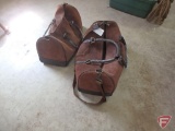 (2) leather bags