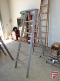 Wood step ladder, 6'