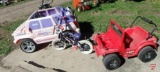 Power Wheels Barbie Escalade, Power Wheels Jeep, 12