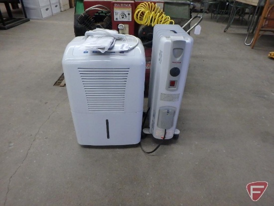 GE dehumidifier, Honeywell electric heater