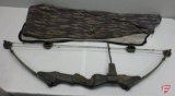 PSE compound bow, includes soft case, arrows and sight