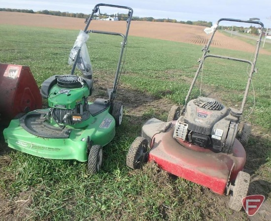 (2) Push mowers: