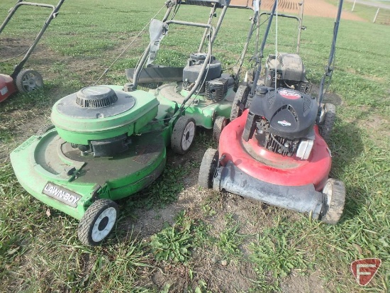 (4) Push mowers: