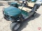 2000 EZ-GO Workhorse ST350 gas utility vehicle with electric dump, green, brush guard, lights