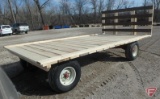 New 16' hay rack on 8-ton Westendorf running gear with extendable tongue