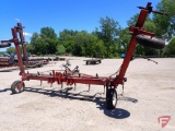 Homemade anhydrous ammonia applicator on IH corn planter frame, 3 pt., 12-row, 30