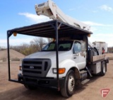 2011 Ford F-750 Versalift Arial Tower Bucket Truck