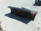 7' skid steer snow plow (broken frame)