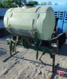 150 gallon spray tank with pump, pump disconnected
