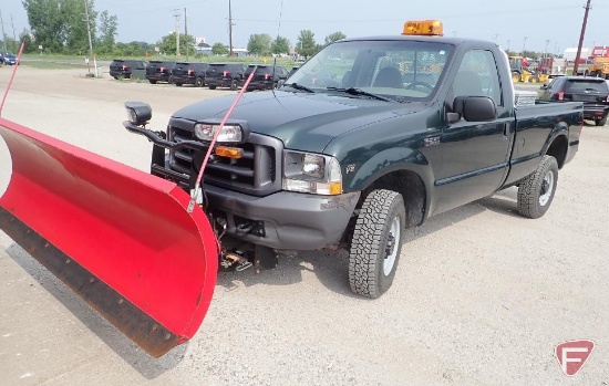 2002 Ford F-250 Pickup Truck with Boss plow