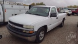 2002 CHEVROLET 1500 REGULAR CAB PICKUP VIN: GCEC14W82Z308369