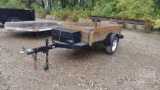 1976 HOME MADE UTILITY TRAILER 4'X8' VIN: 5198746D10238
