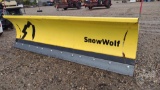 SNOWWOLF UNIVERSAL SKID LOADER MOUNT SNOW PUSHER