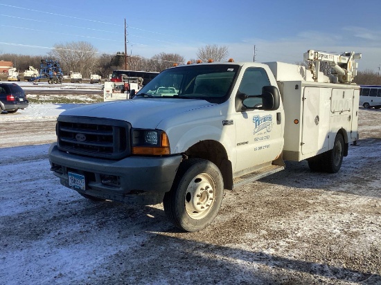 2001 FORD F-450 VIN: 1FDXF46F41ED79780 MECHANIC/CRANE