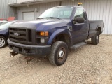 2008 FORD F-250 REGULAR CAB 4X4 3/4 TON PICKUP VIN: 1FTNF21558EB95098