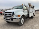 2006 FORD F-650 XLT SUPER DUTY S/A MECHANICS TRUCK VIN: 3FRWF65P06V376377