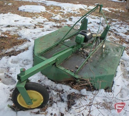 64" John Deere 513 3pt rotary brush mower attachment, 540 PTO